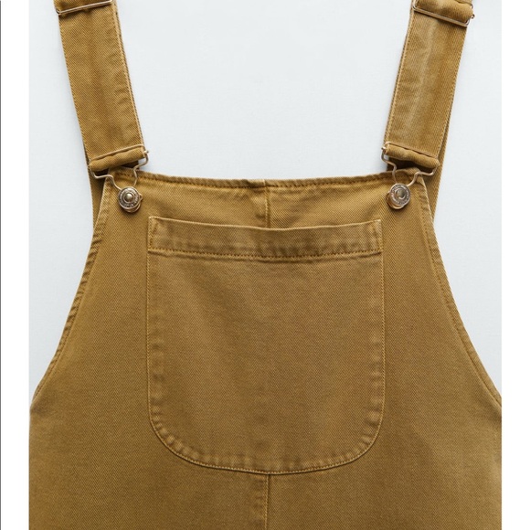 Zara Colored Denim Jumpsuit - Picture 8 of 9